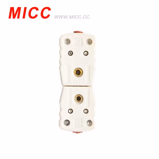 High Thermal Efficiency White Micc-Mc02-PT100-M/F Mini Thermocouple Connector with Factory Direct Supply