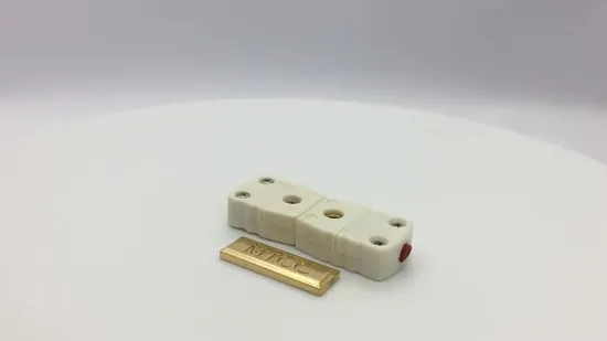 High Thermal Efficiency White Micc-Mc02-PT100-M/F Mini Thermocouple Connector with Factory Direct Supply