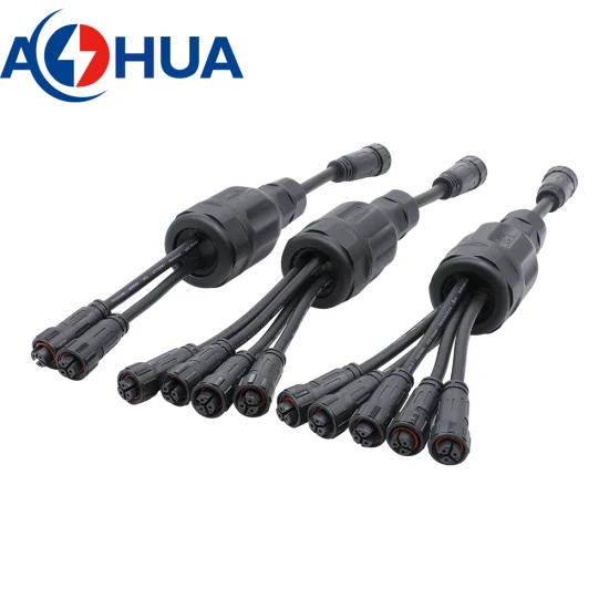 Aohua 1 Eingang zu N Ausgängen IP65 Kabelverteiler PVC Y-Stecker 2 3 4 Pin