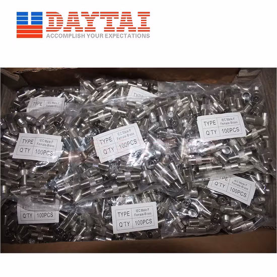 IEC-Stecker auf F-Buchse, CATV-Stecker