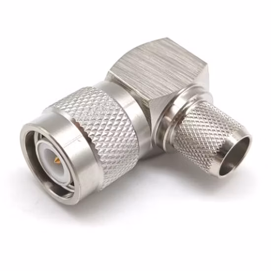 N-Stecker, rechtwinkliger Crimp-HF-Koaxialstecker für LMR400-Kabel
